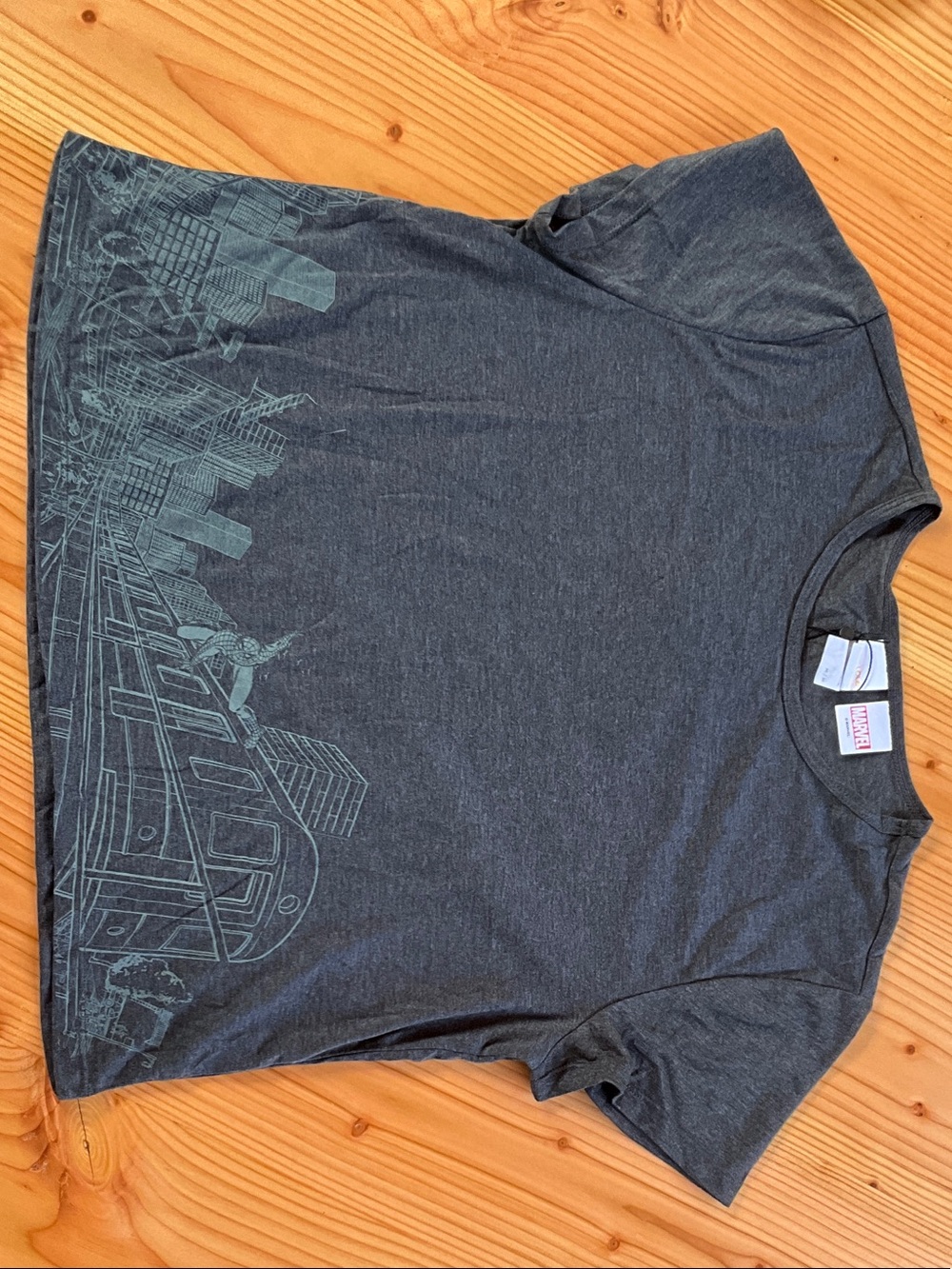 Lole Women's Heather Charcoal Graphic Short Sleeve Tee
